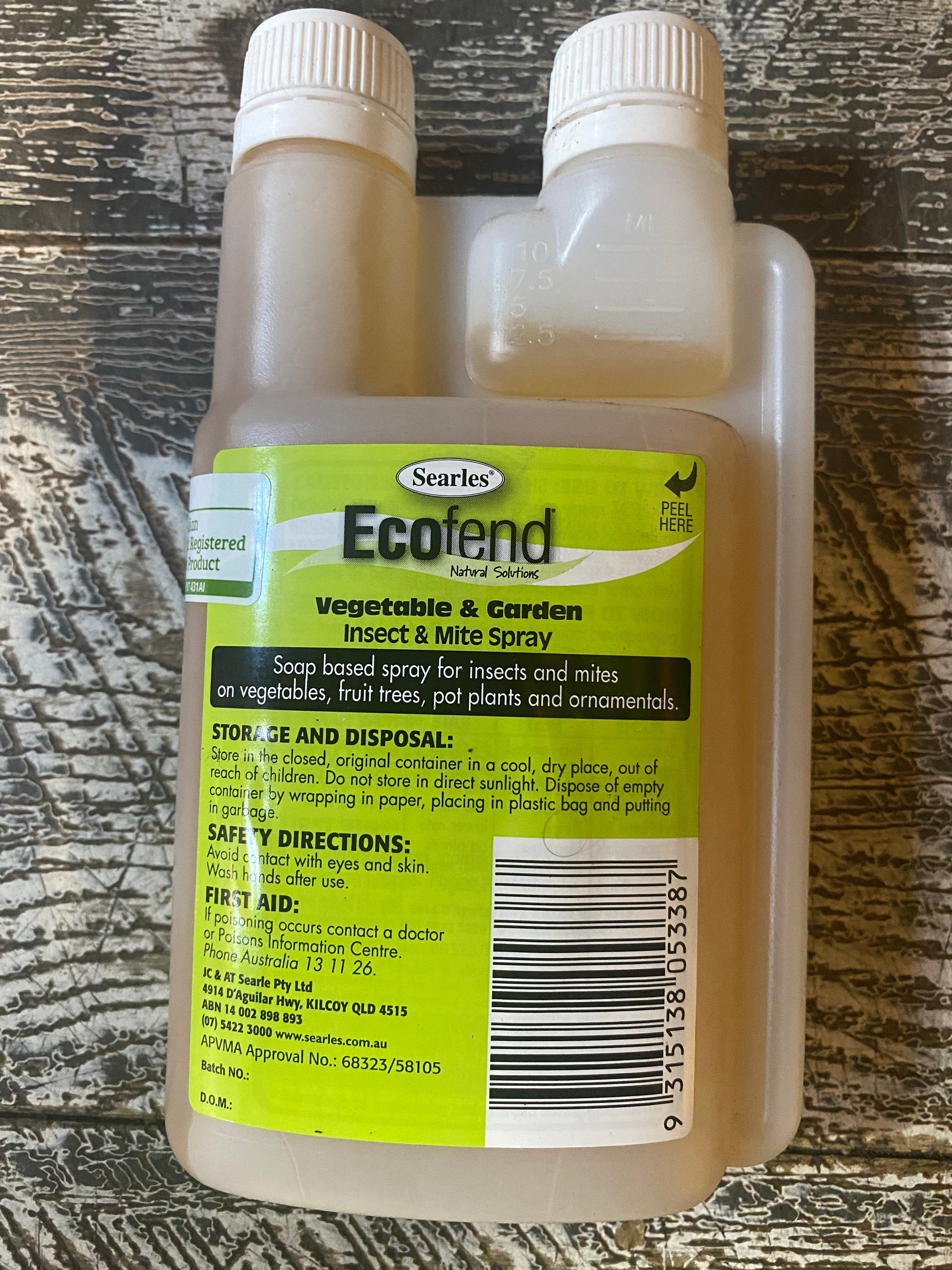 Searles Ecofend Vegetable Conc front packaging