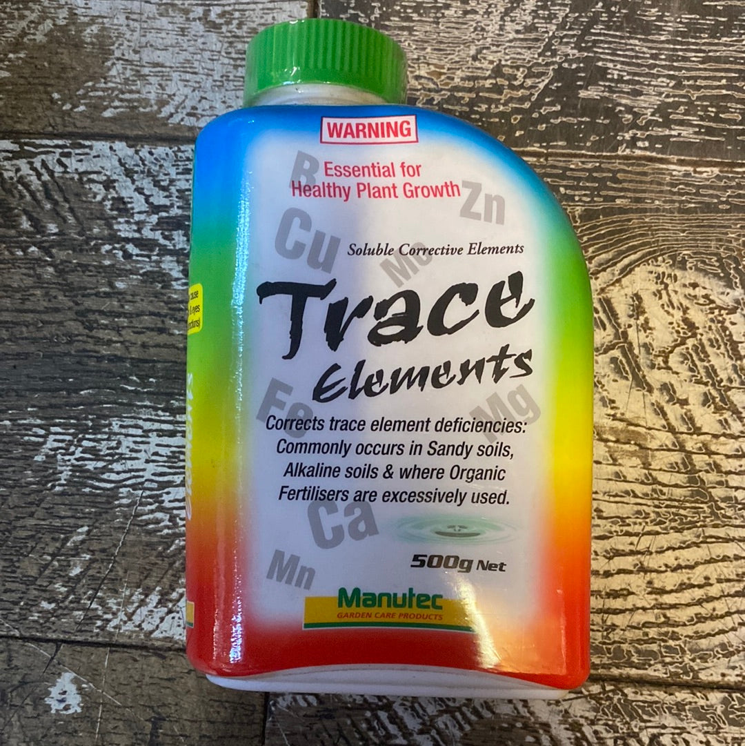 Manutec Trace Elements 500g front packaging