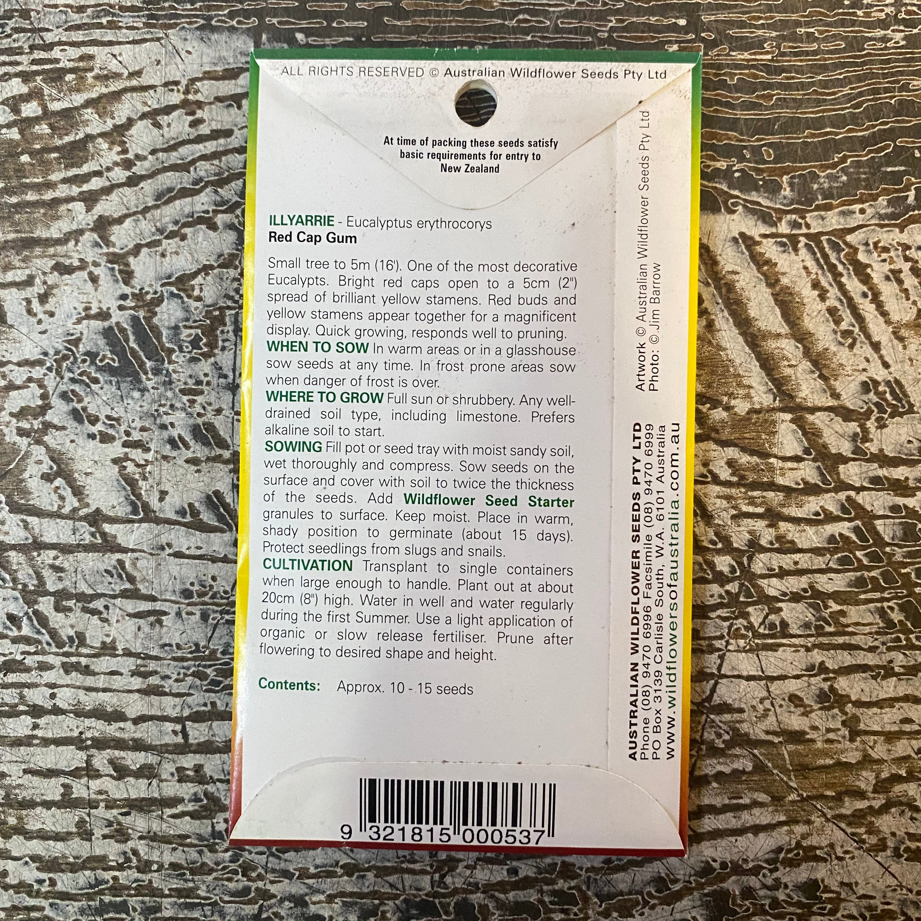 AUST WILDFLOWER SEED illyarrie